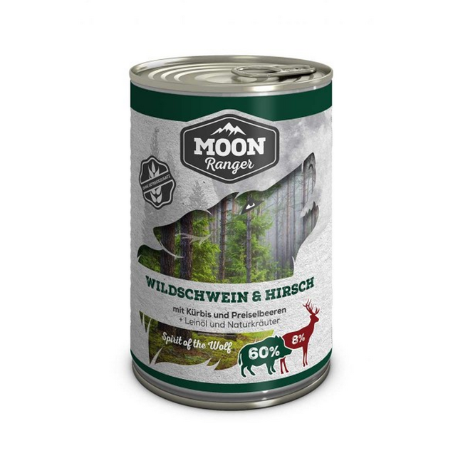 Bild von Hundenassfutter Wildschwein und Hirsch 400 g