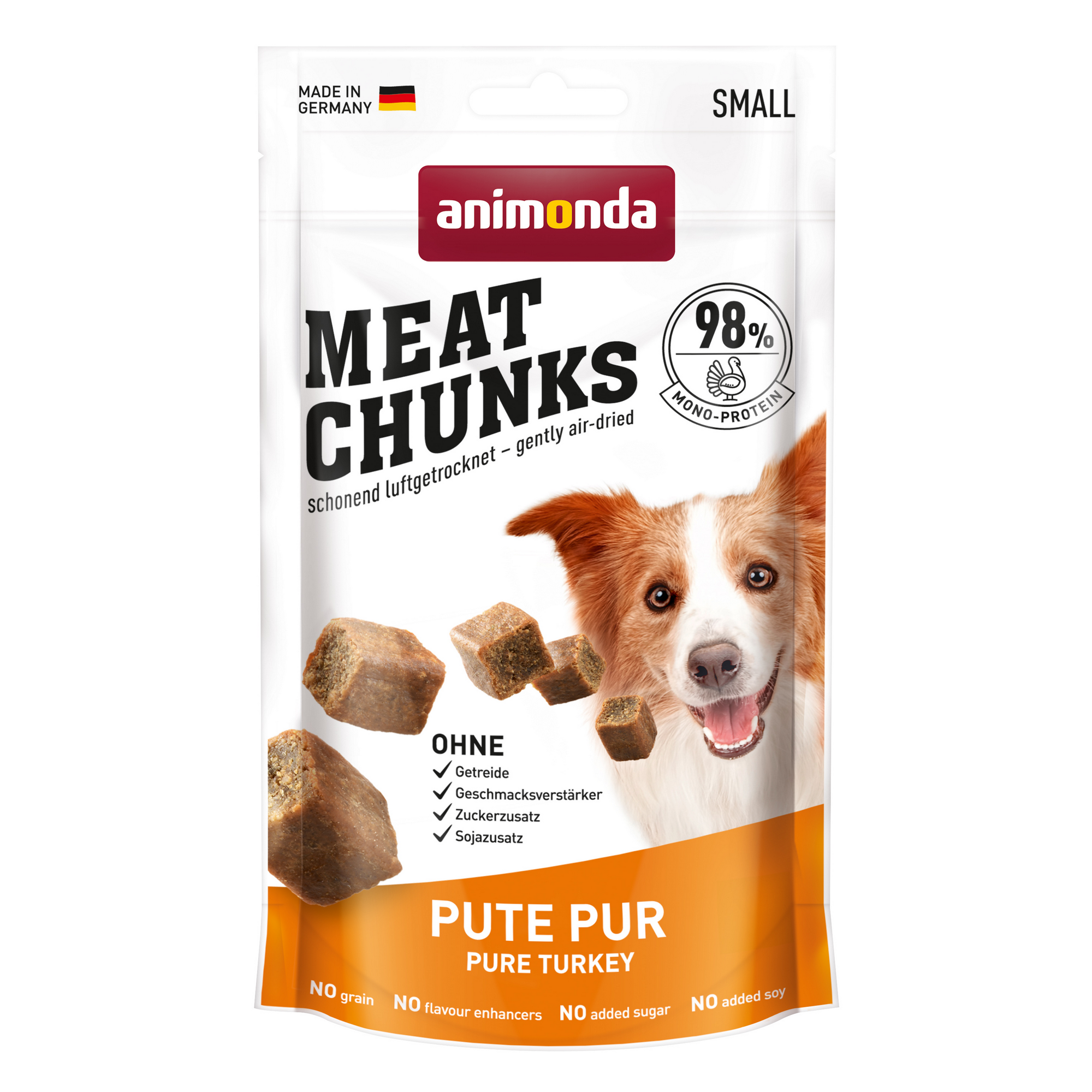 Hundefutter 'Meat Chunks' Pute 60 g