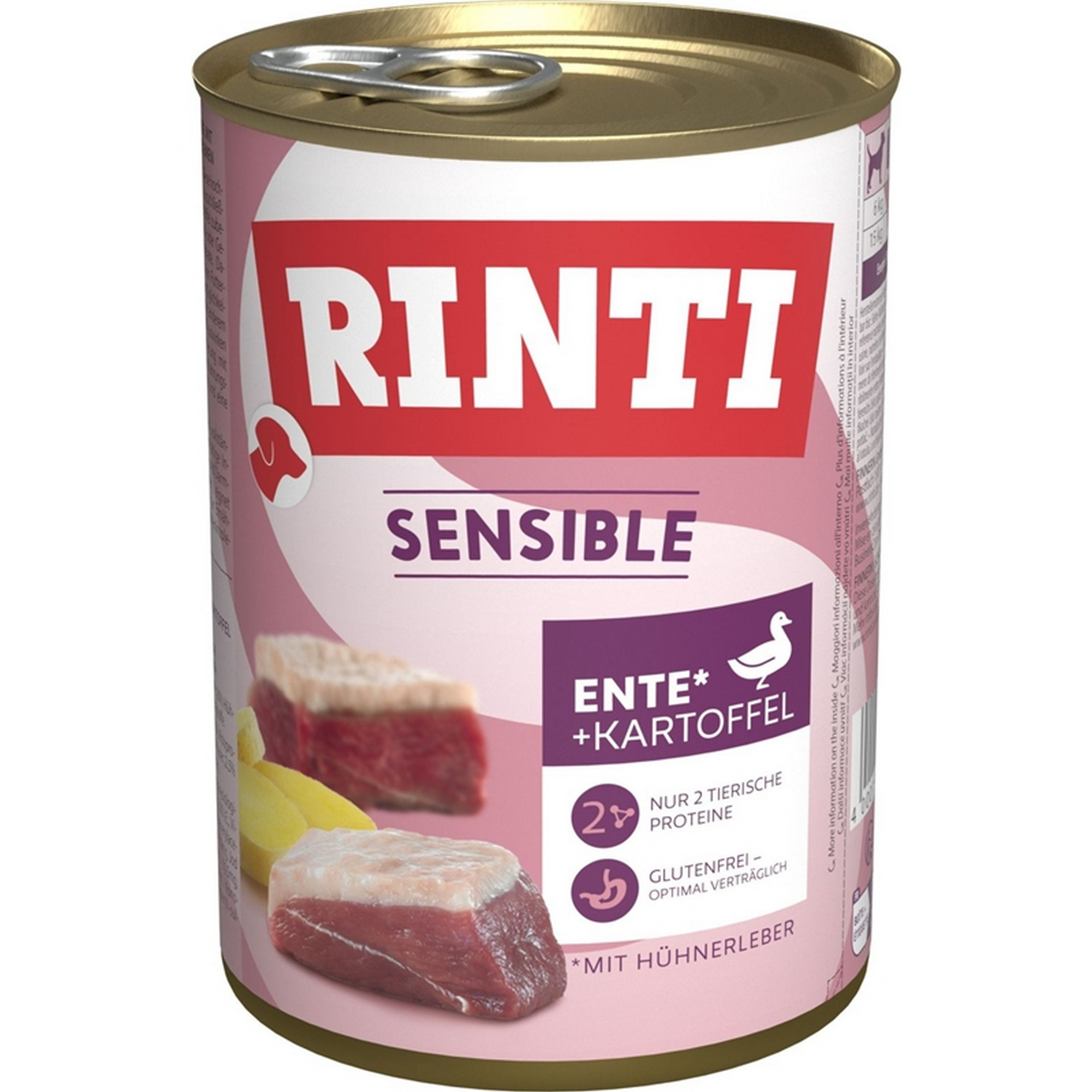 Hundefutter 'Sensible' Ente Kartoffel 400 g
