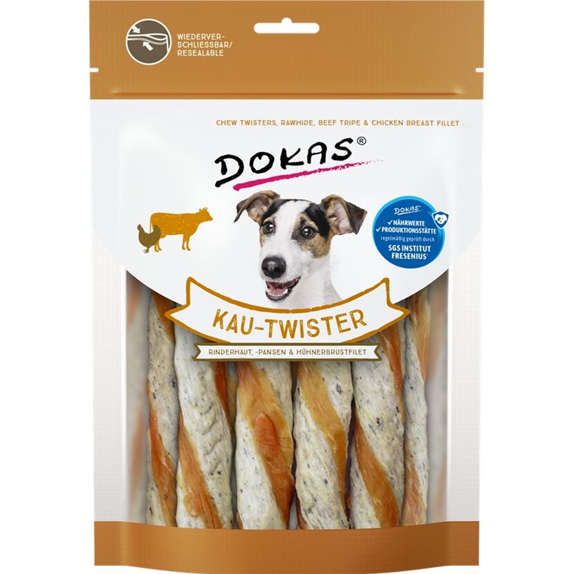Hundefutter Kau-Twister mit Huhn 200 g