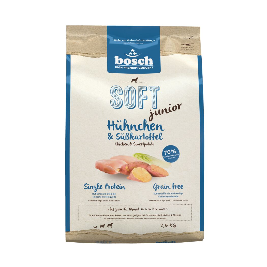 Hundefutter 'High Premium Concept Soft/Plus' Soft Junior Hühnchen 2,5 kg