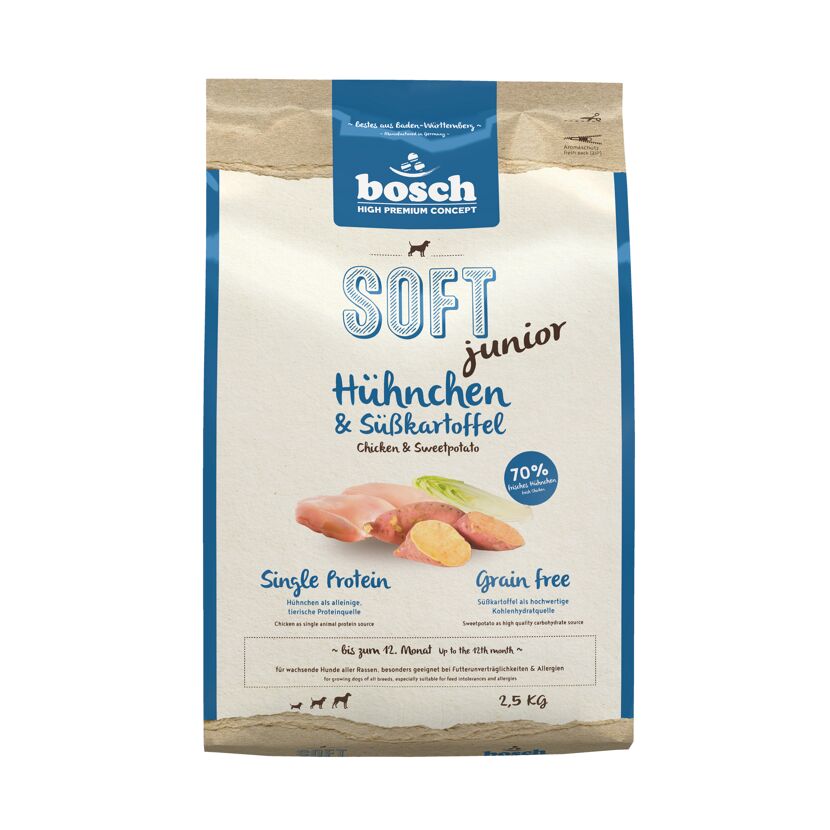 Hundefutter 'High Premium Concept Soft/Plus' Soft Junior Hühnchen 2,5 kg