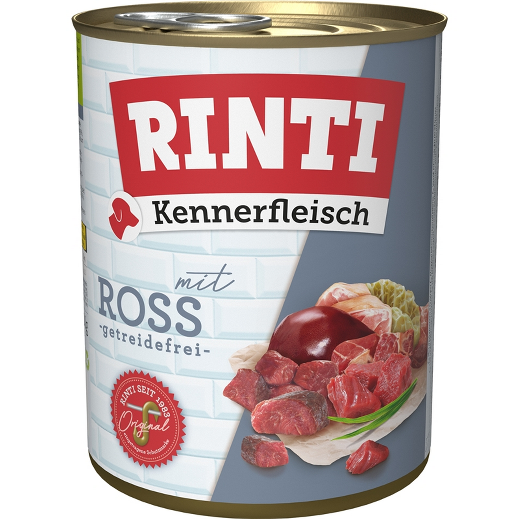Hundefutter 'Kennerfleisch' Ross Dose 800 g