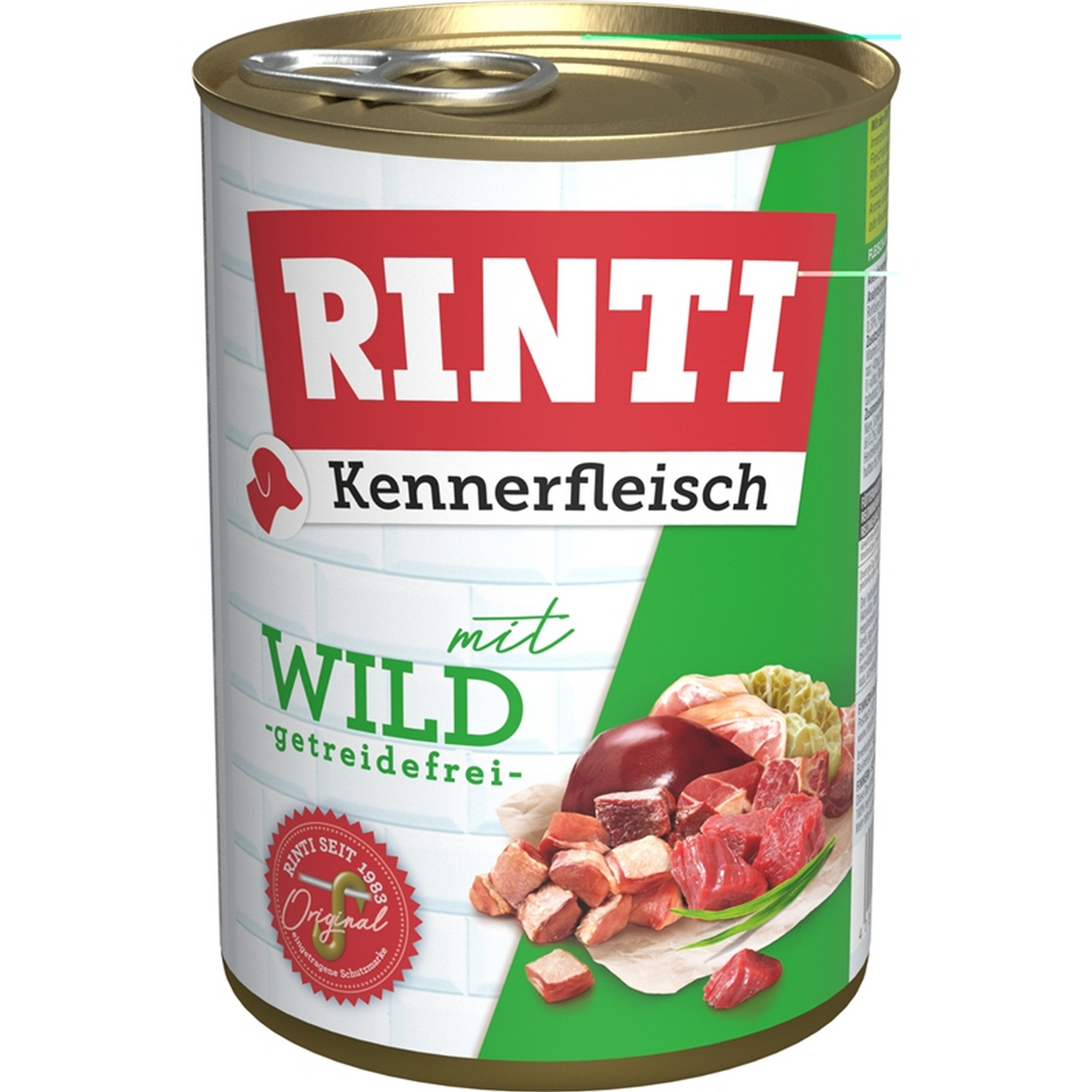 Hundefutter 'Kennerfleisch' mit Wild gefriergetrocknet 400 g