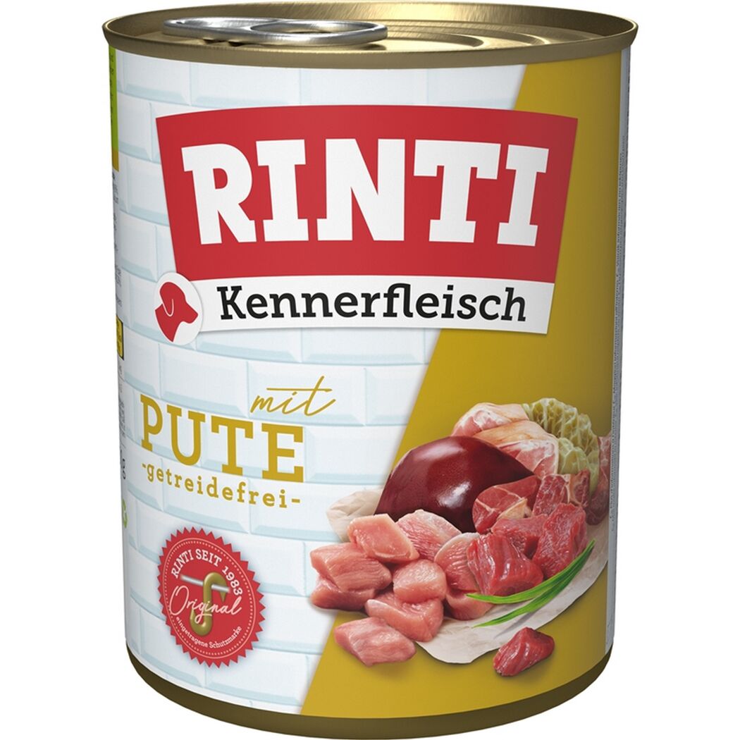 Hundefutter 'Kennerfleisch' mit Pute 800 g