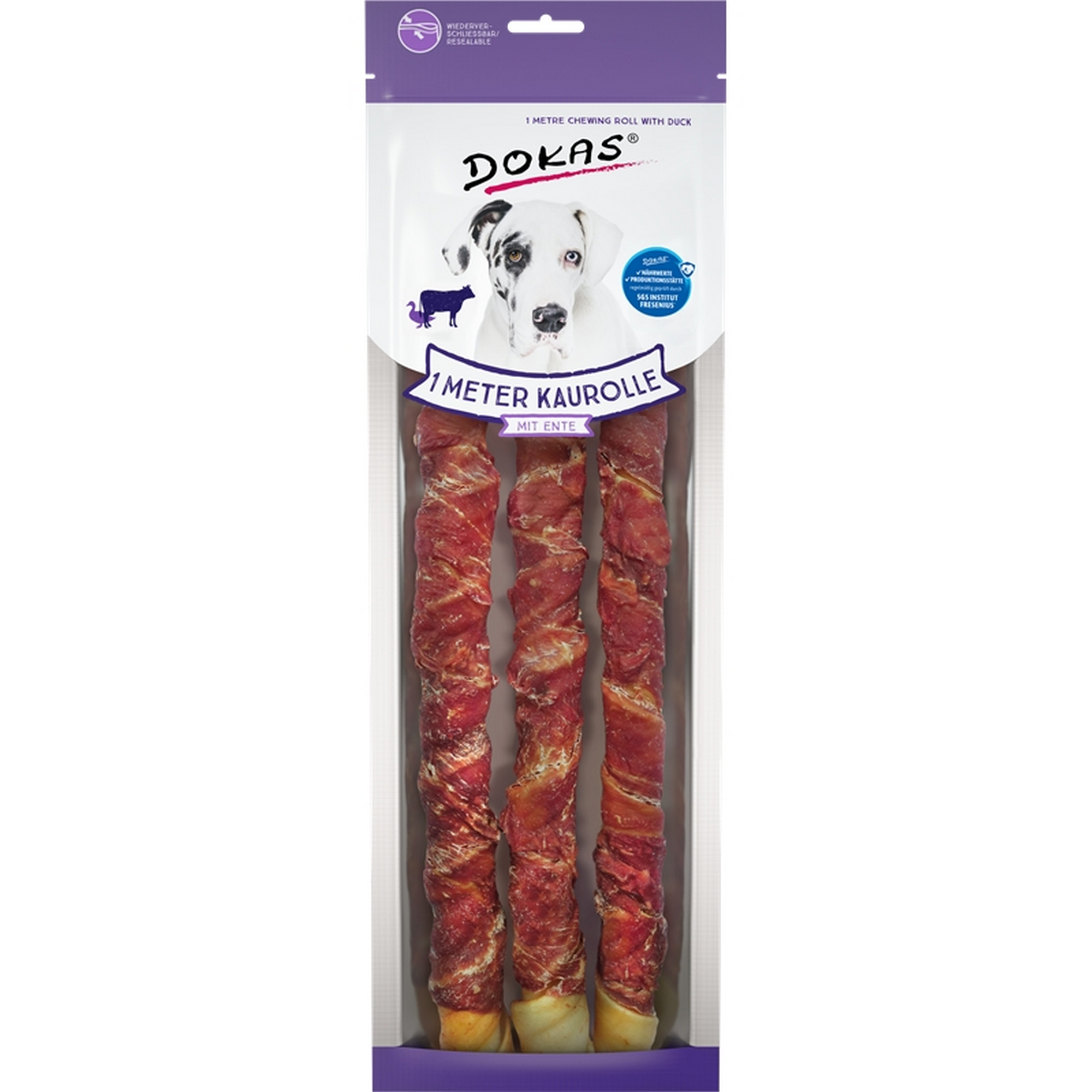 Hundefutter Kaurolle Ente 1 m