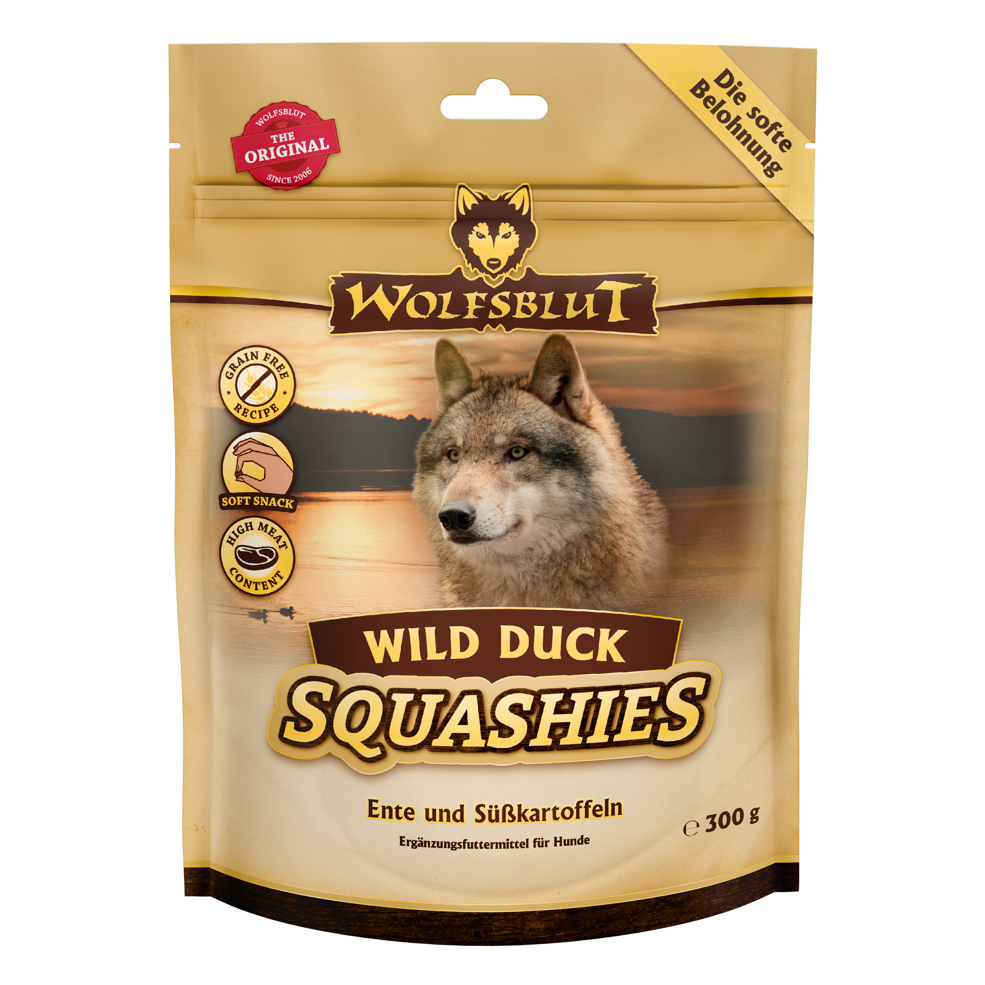 Hundesnack 'Wild Duck Squashies' Small Bread 350 g + product picture