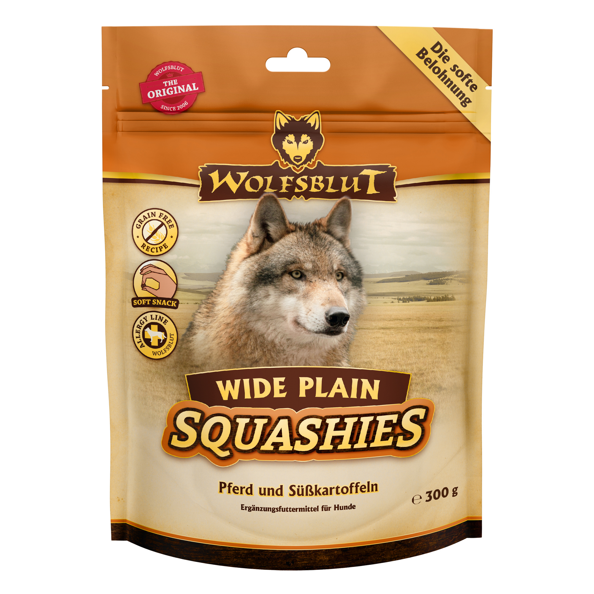 Hundesnack 'Wide Plain Squashies' Large Breed 300 g + product picture