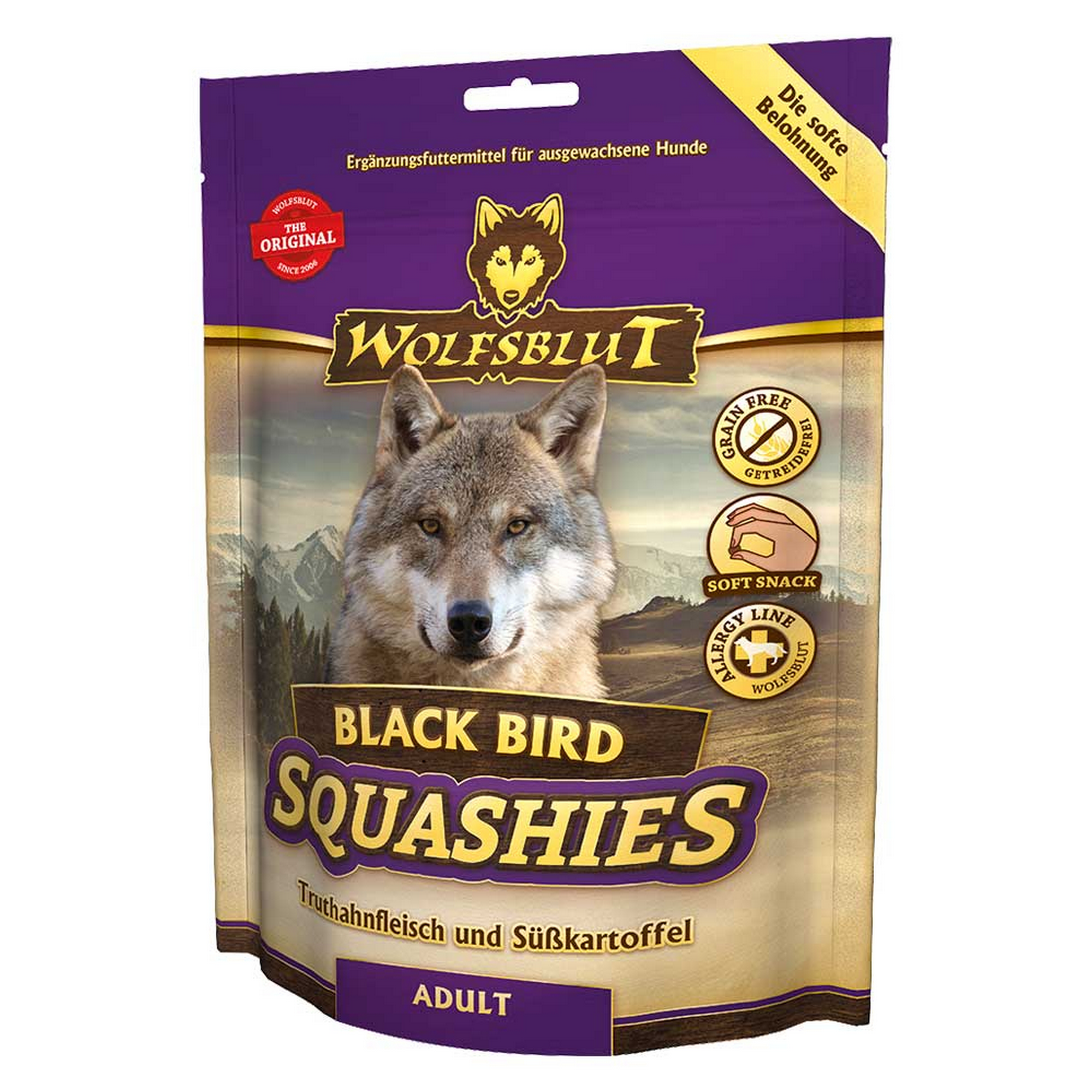 Hundesnack 'Black Bird Squashies' Adult 300 g + product picture