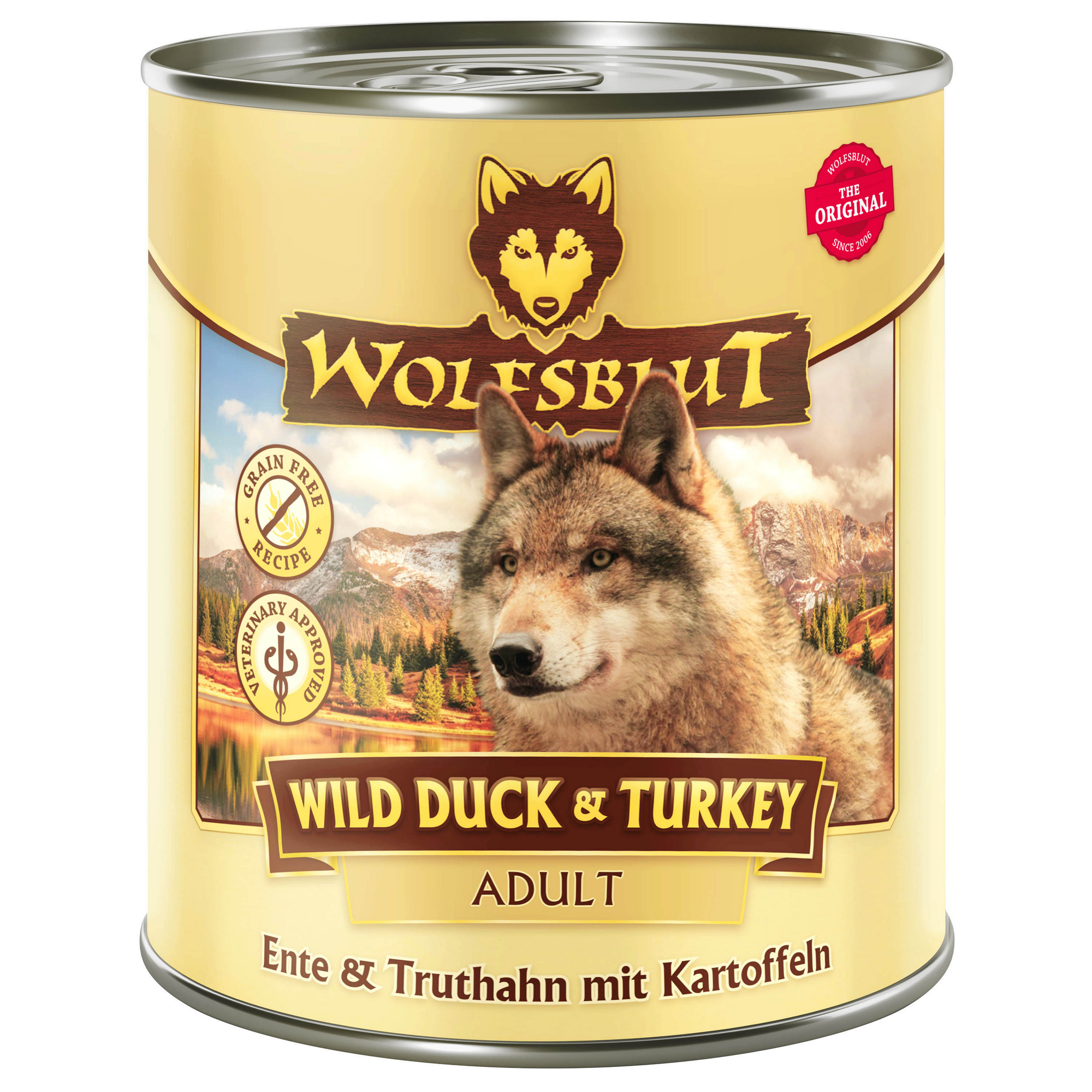 Hundenassfutter 'Wild Duck & Turkey' Adult 800 g + product picture