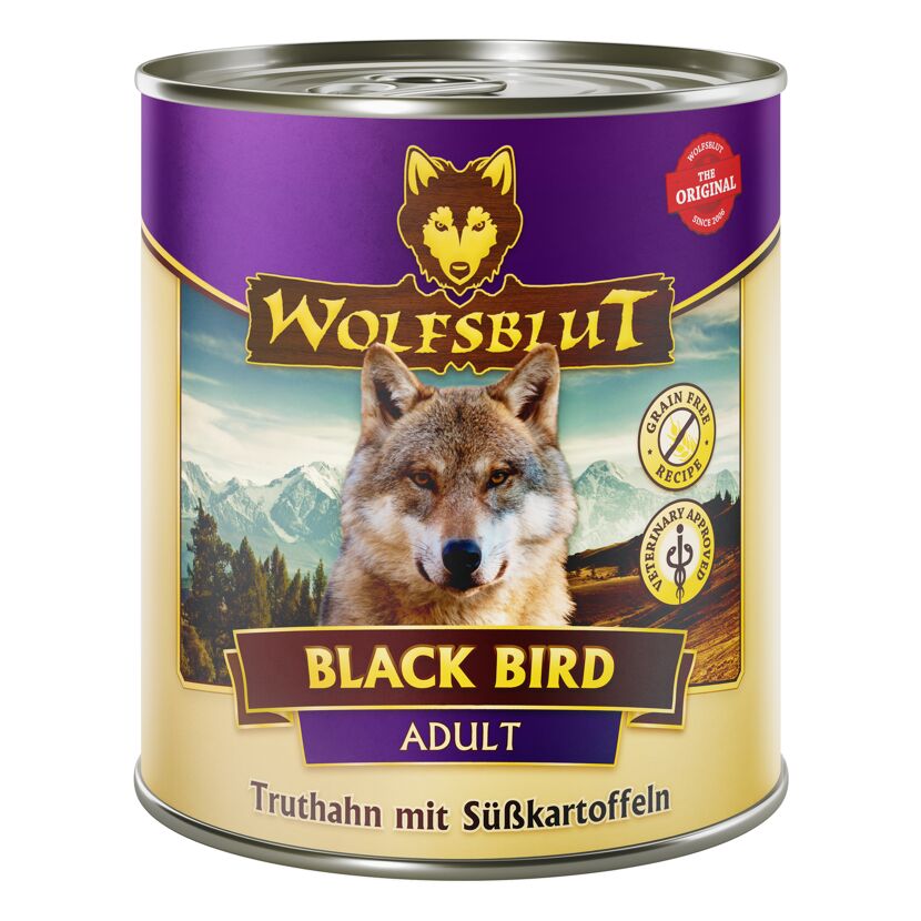 Hundenassfutter 'Black Bird' Adult 800 g