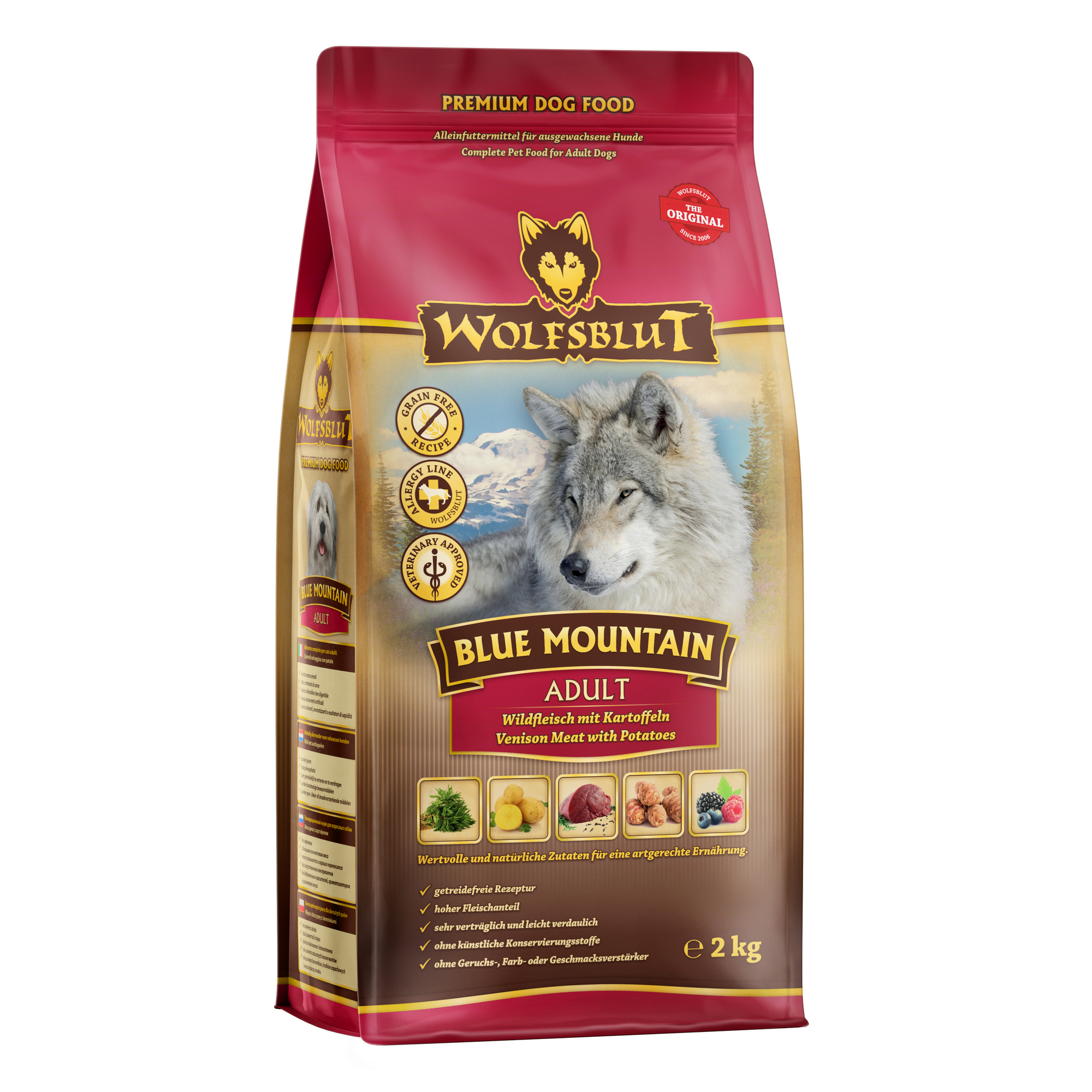 Hundetrockenfutter 'Blue Mountain' Adult 2 kg + product picture
