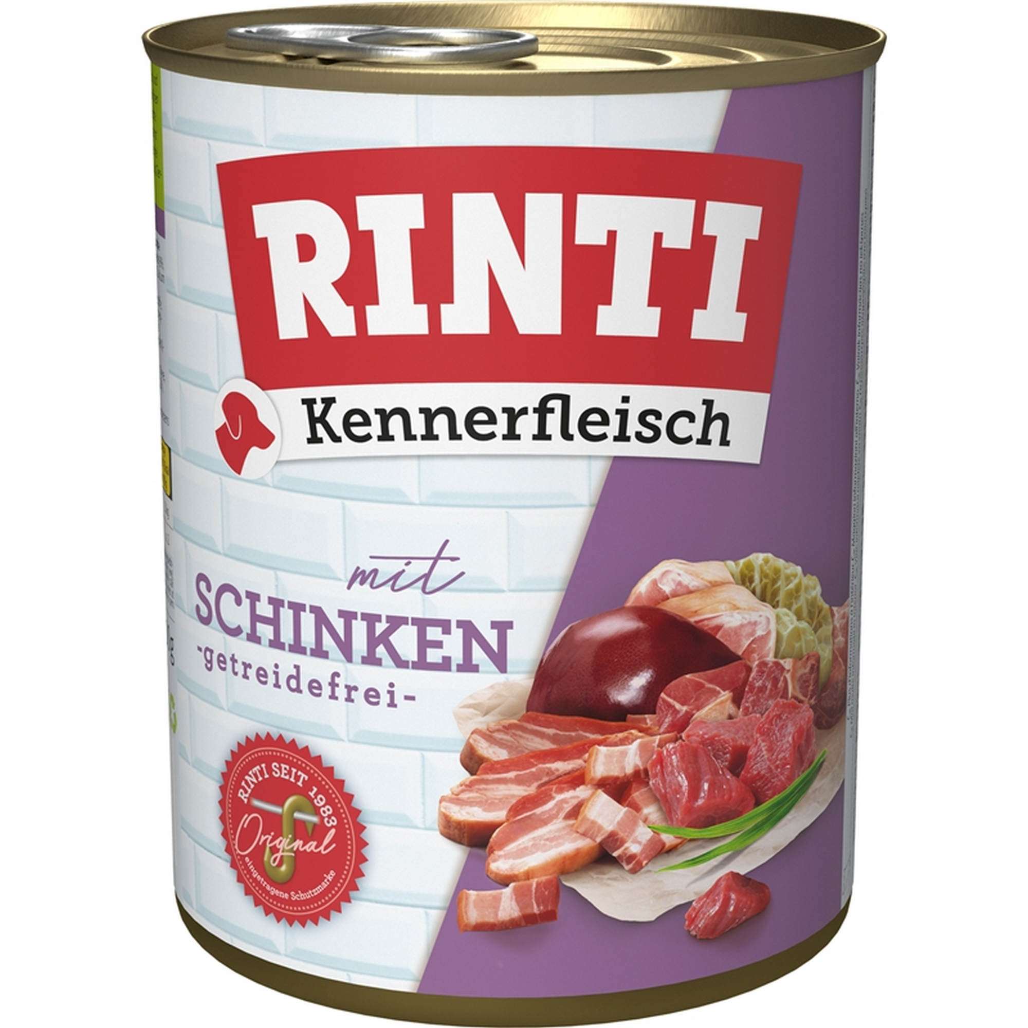 Hundefutter 'Kennerfleisch' Schinken Dose 800 g
