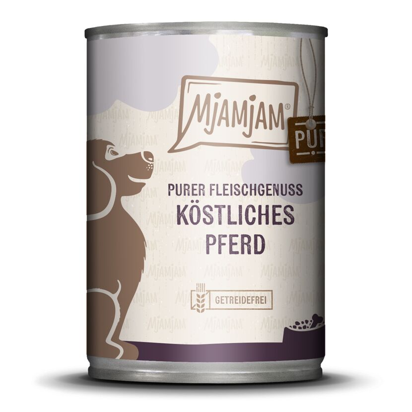 Hundenassfutter 'Purer Fleischgenuss' Pferd Adult 400 g