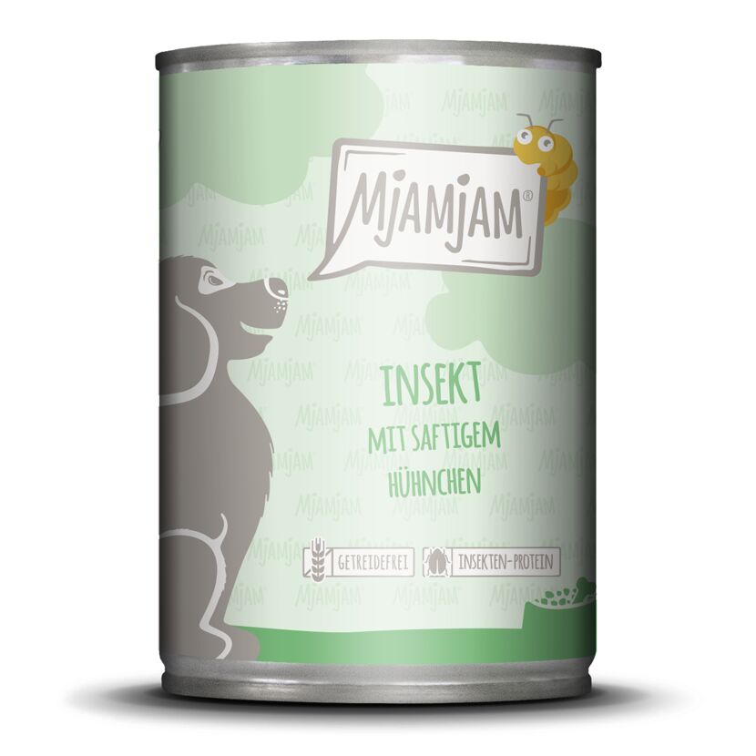 Hundenassfutter 'Leckere Mahlzeiten' Insekt & Huhn Adult 400 g
