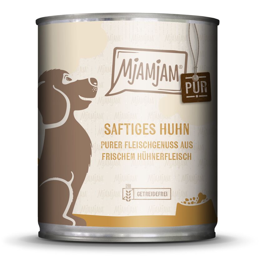 Hundenassfutter 'Purer Fleischgenuss' Huhn Adult 800 g