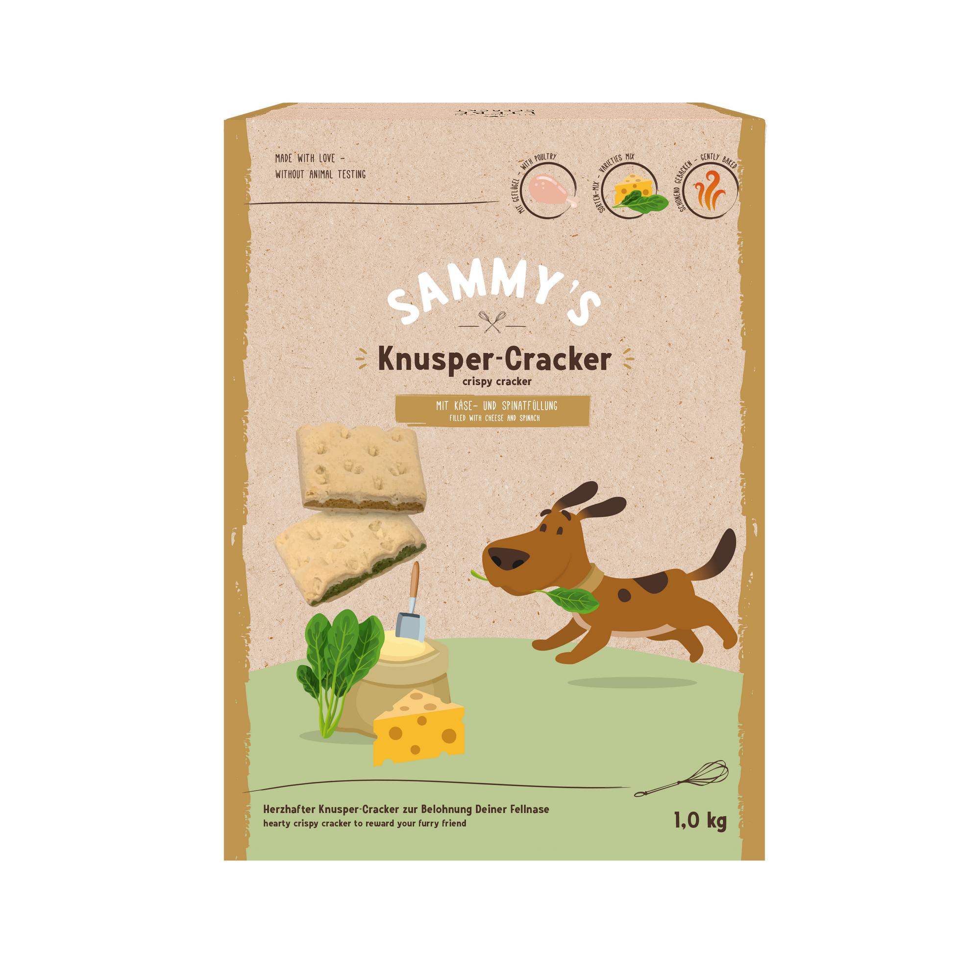 Hundefutter Knusper-Cracker 1 kg