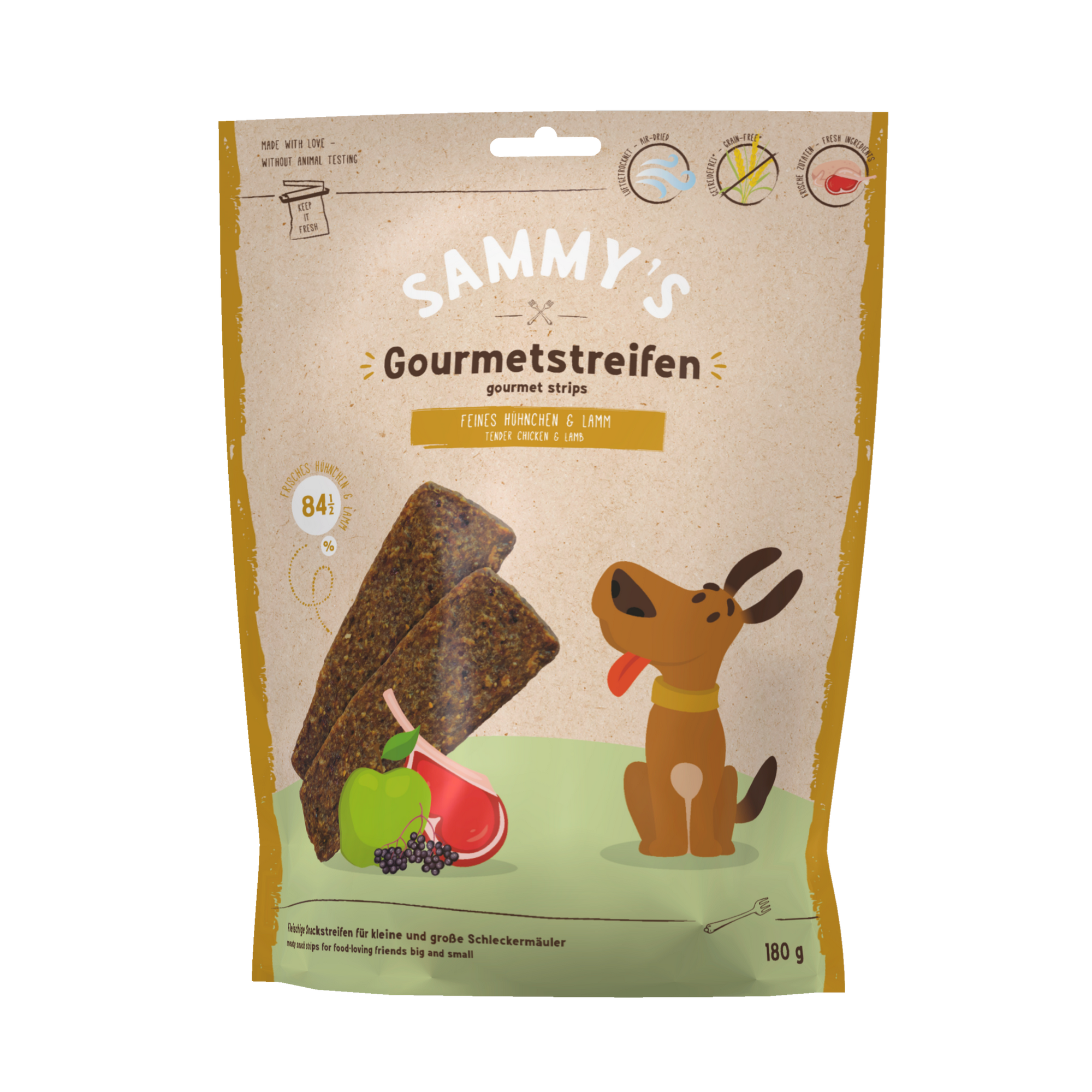 Hundefutter Gourmet Huhn & Lamm 180 g