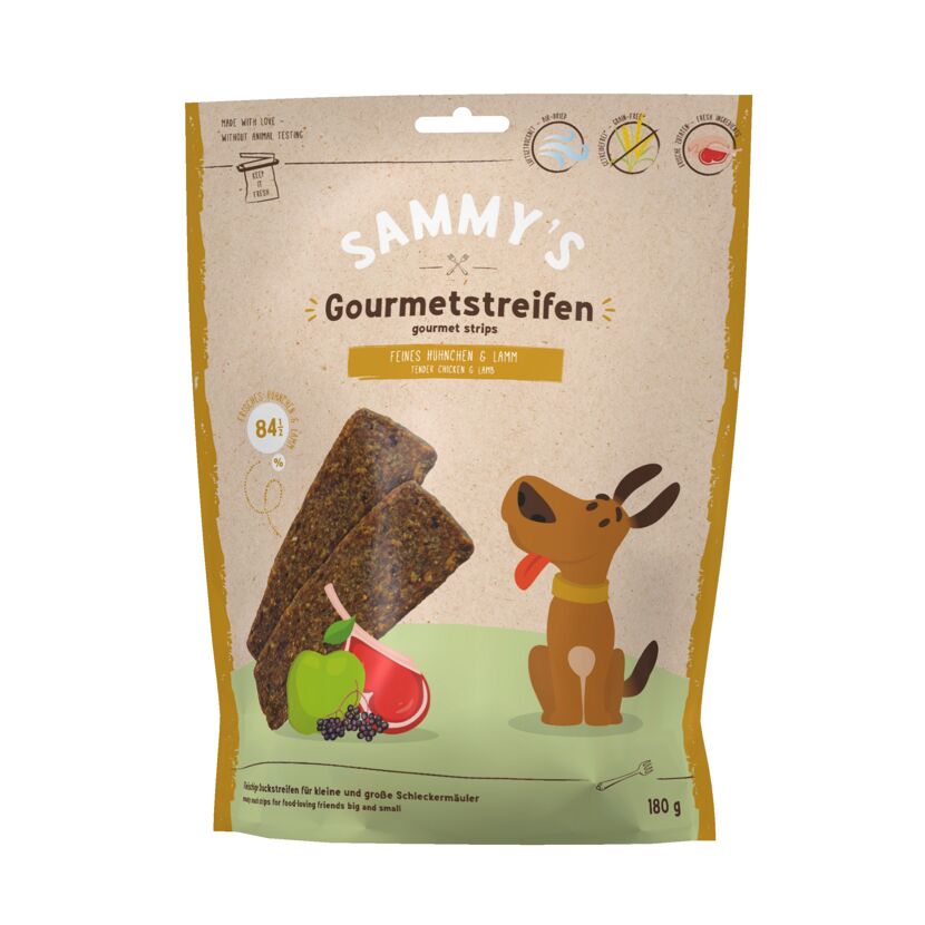 Hundefutter Gourmet Huhn & Lamm 180 g