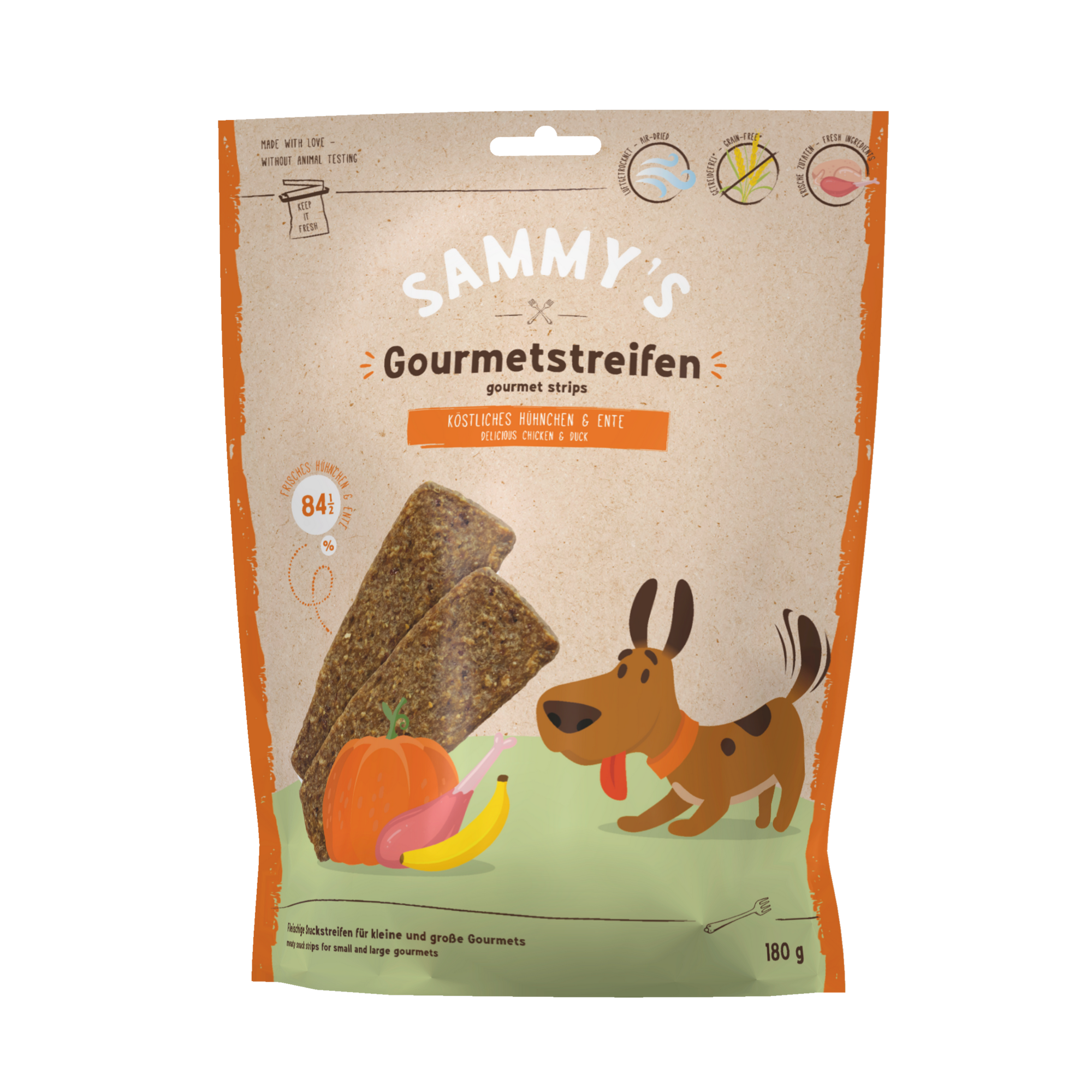 Hundefutter Gourmet Huhn & Ente 180 g