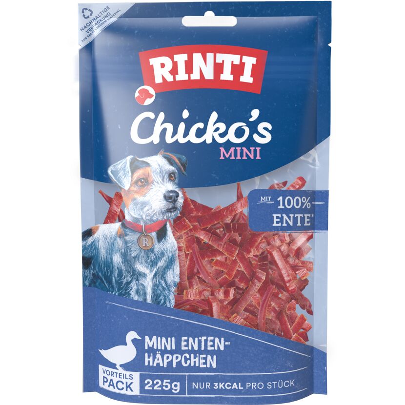 Hundefutter 'Chicko' Mini Enten-Häppchen 225 g