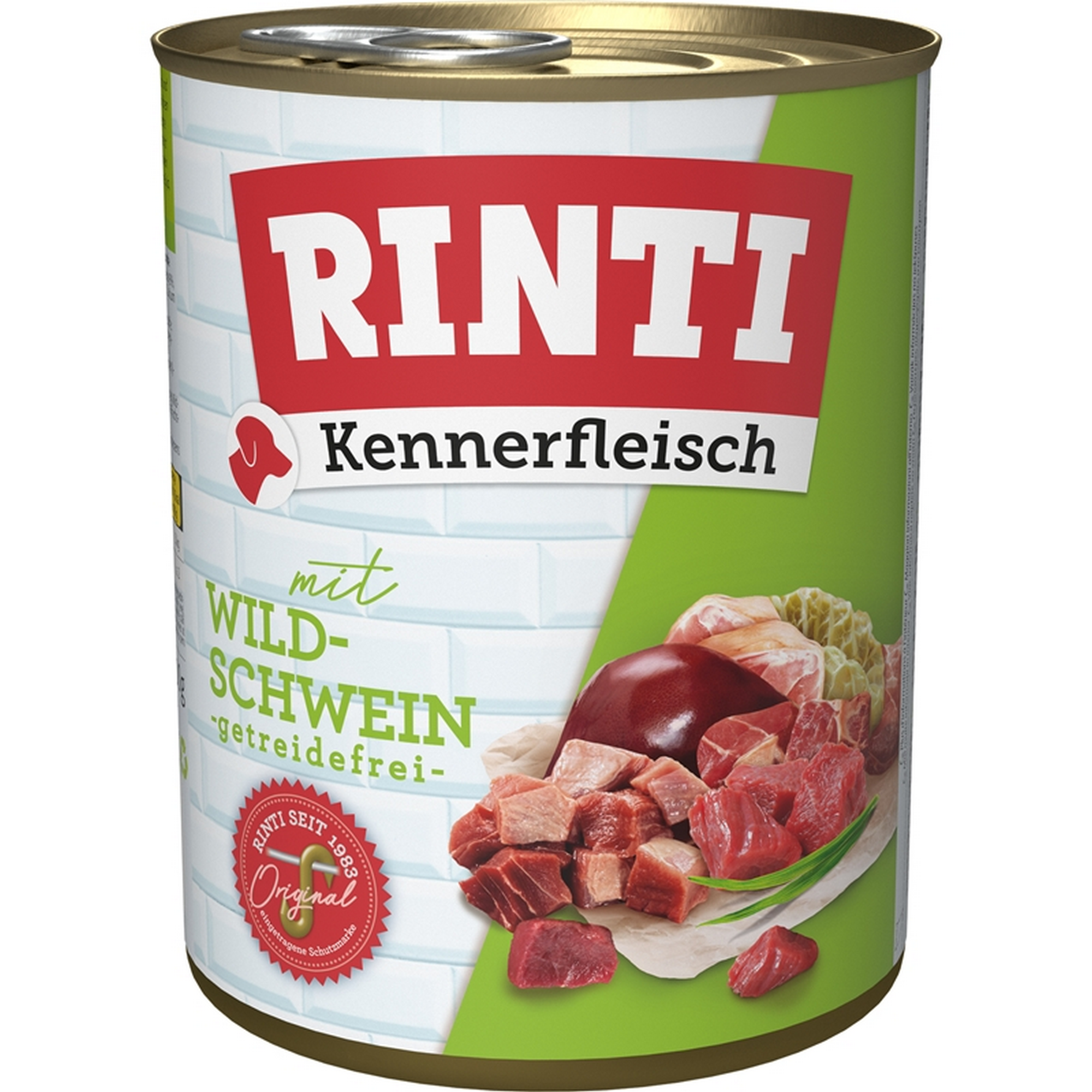 Hundefutter 'Kennerfleisch' Wildschwein Dose 800 g