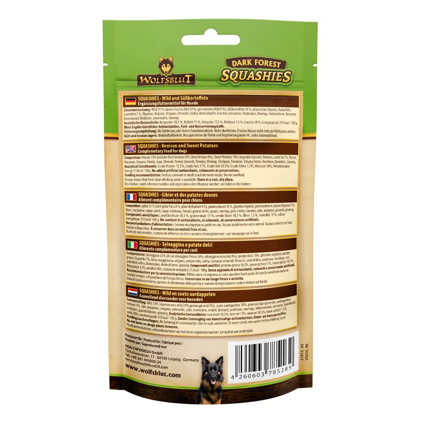 Hundesnack 'Squashies Dark Forest' Adult 100 g