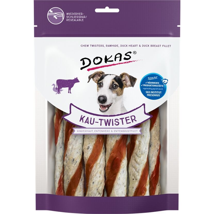 Hundefutter Kau-Twister mit Ente 200 g