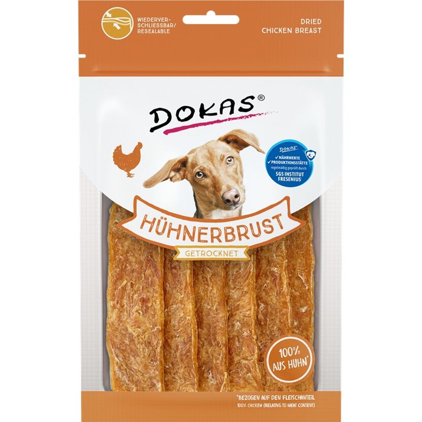 Hundefutter Hühnerbrust getrocknet 70 g