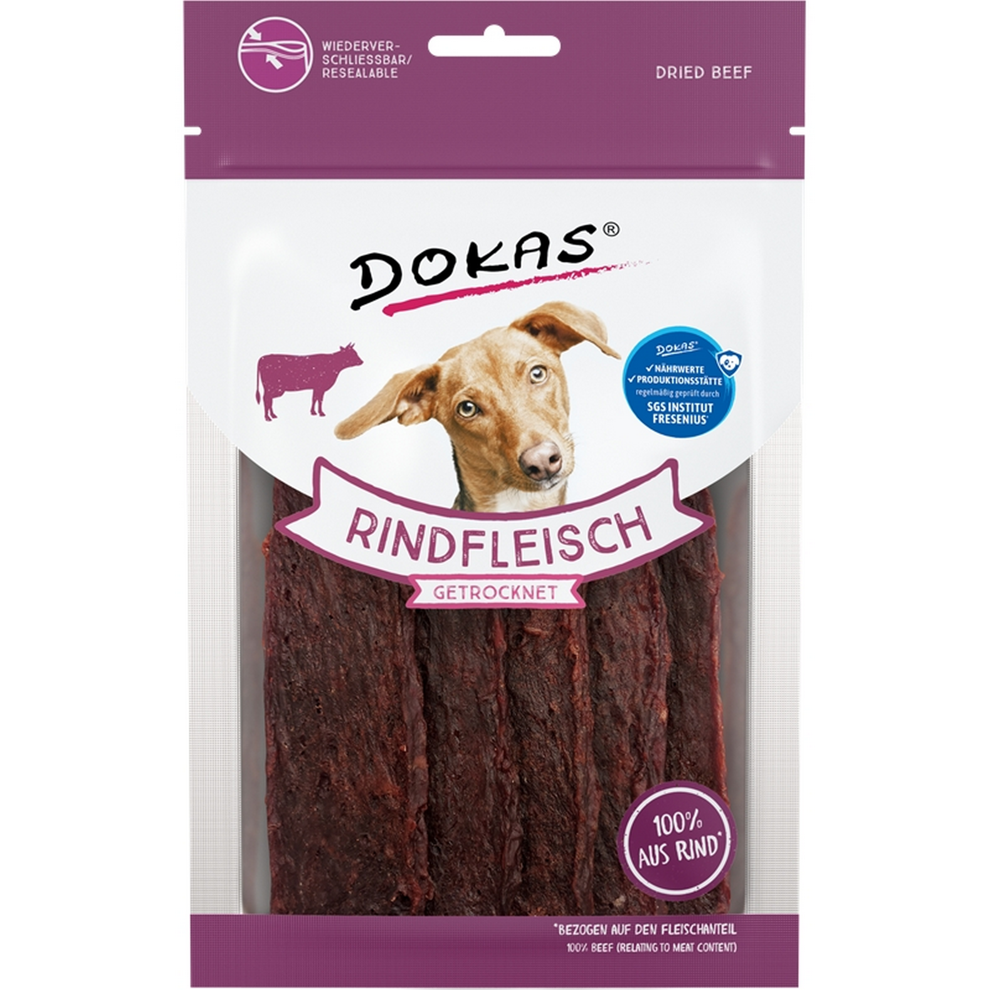 Hundefutter Rindfleisch getrocknet 70 g