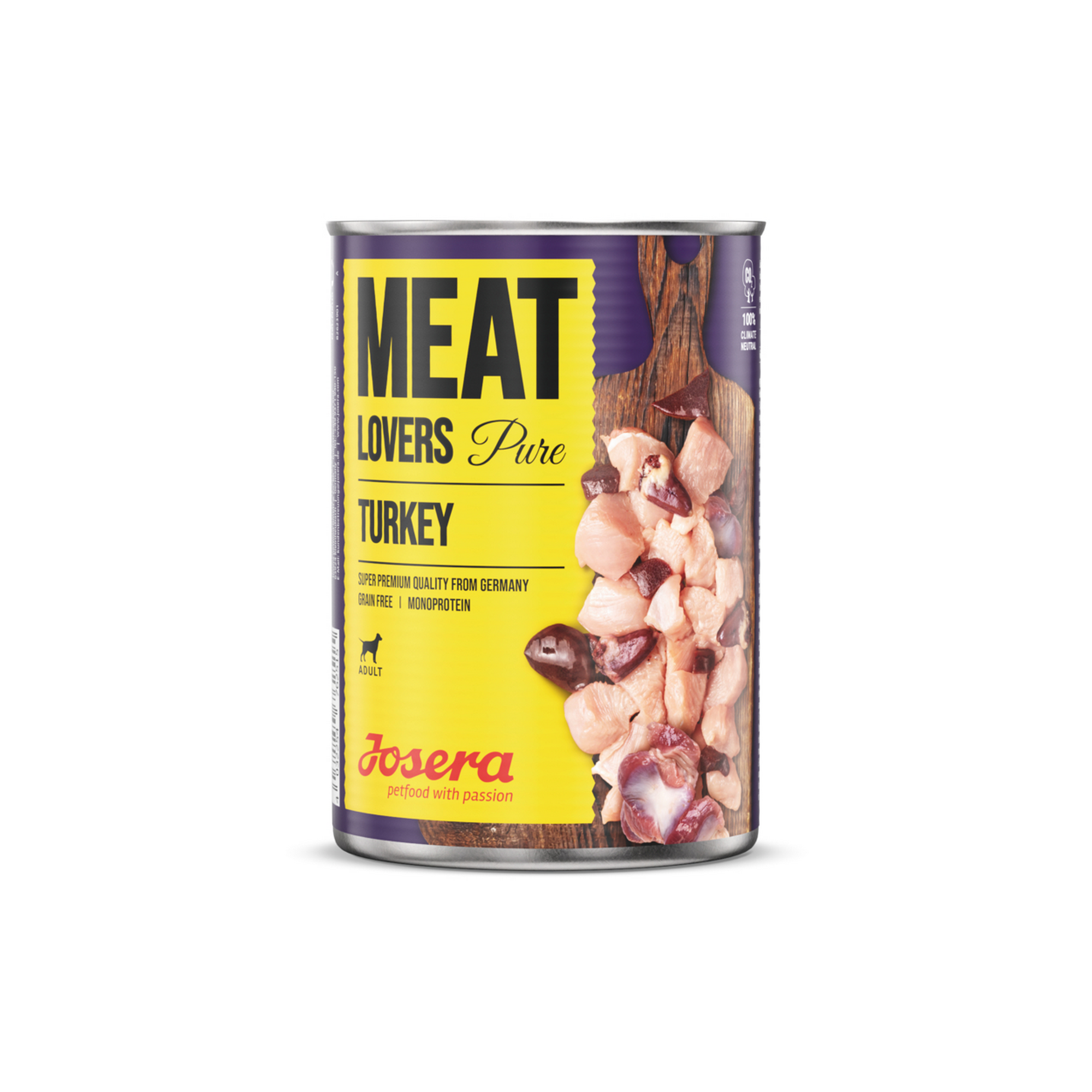 Hundefutter 'Meat Lovers' Pure Truthahn 800 g