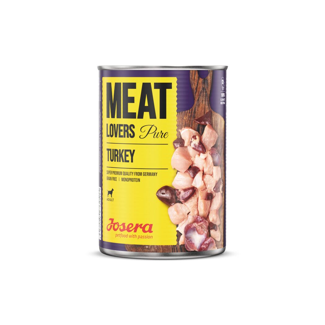 Hundefutter 'Meat Lovers' Pure Truthahn 400 g