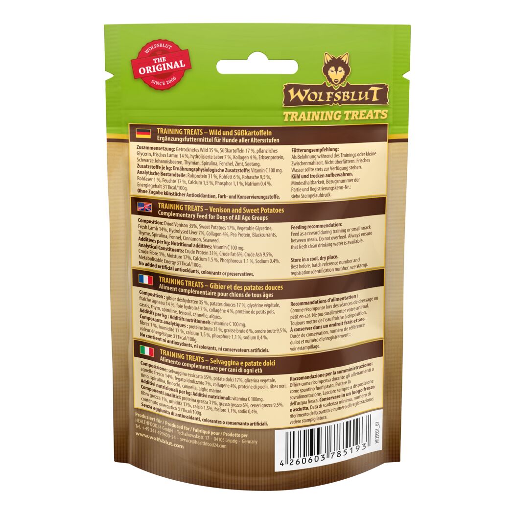 Hundesnack 'Training Treats Dark Forest' 70 g