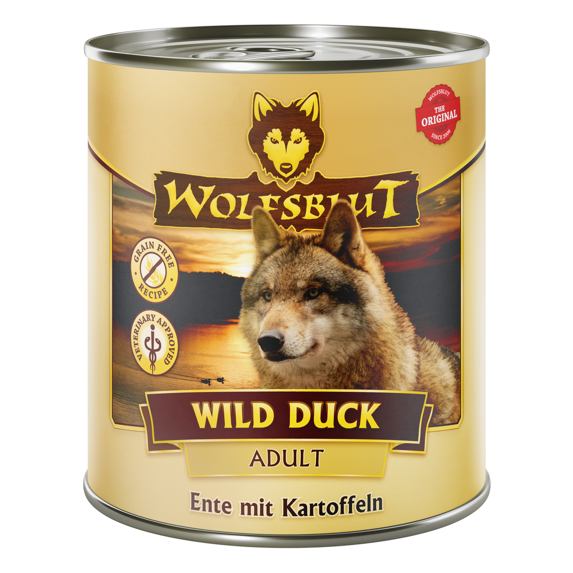 Hundenassfutter 'Wild Duck' Adult 800 g