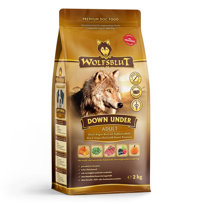 Hundetrockenfutter 'Down Under' Adult Black Angus 2 kg