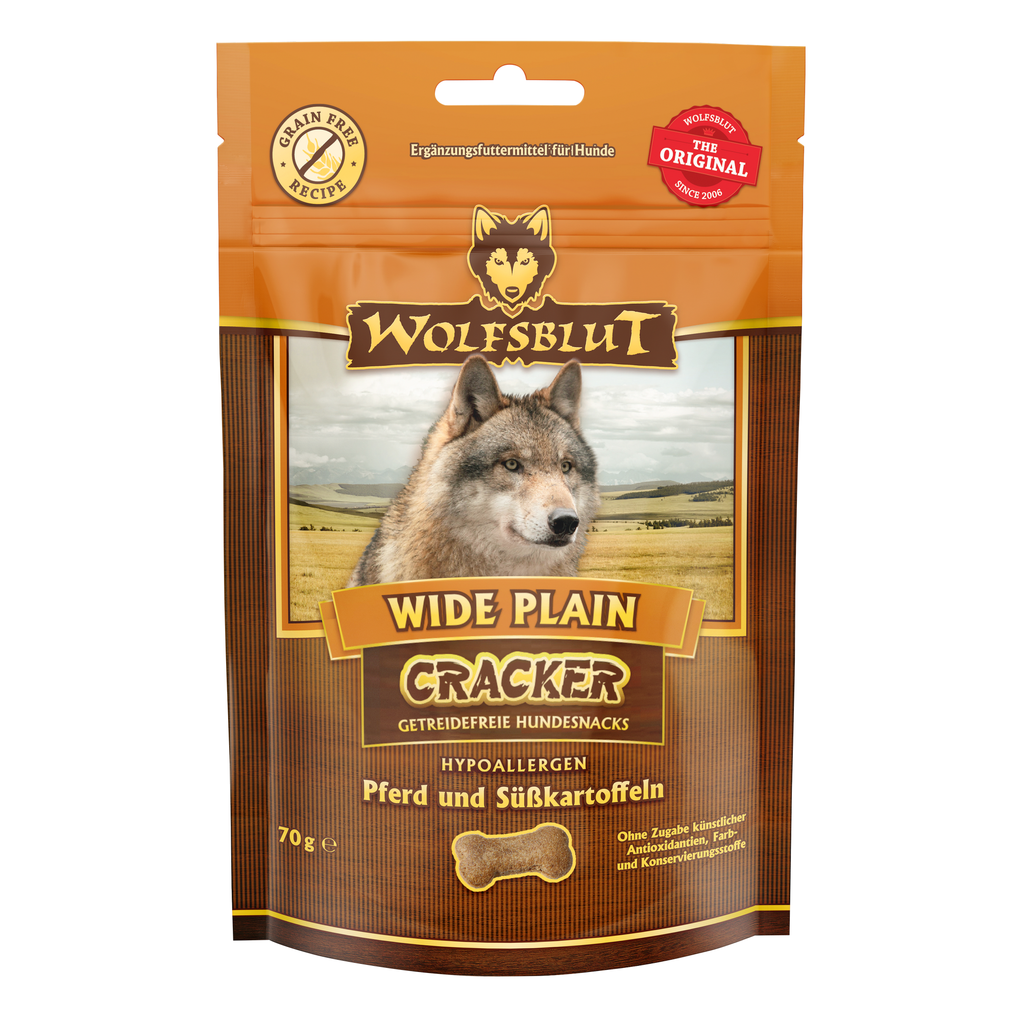 Hundesnack 'Cracker Wide Plain' 70 g