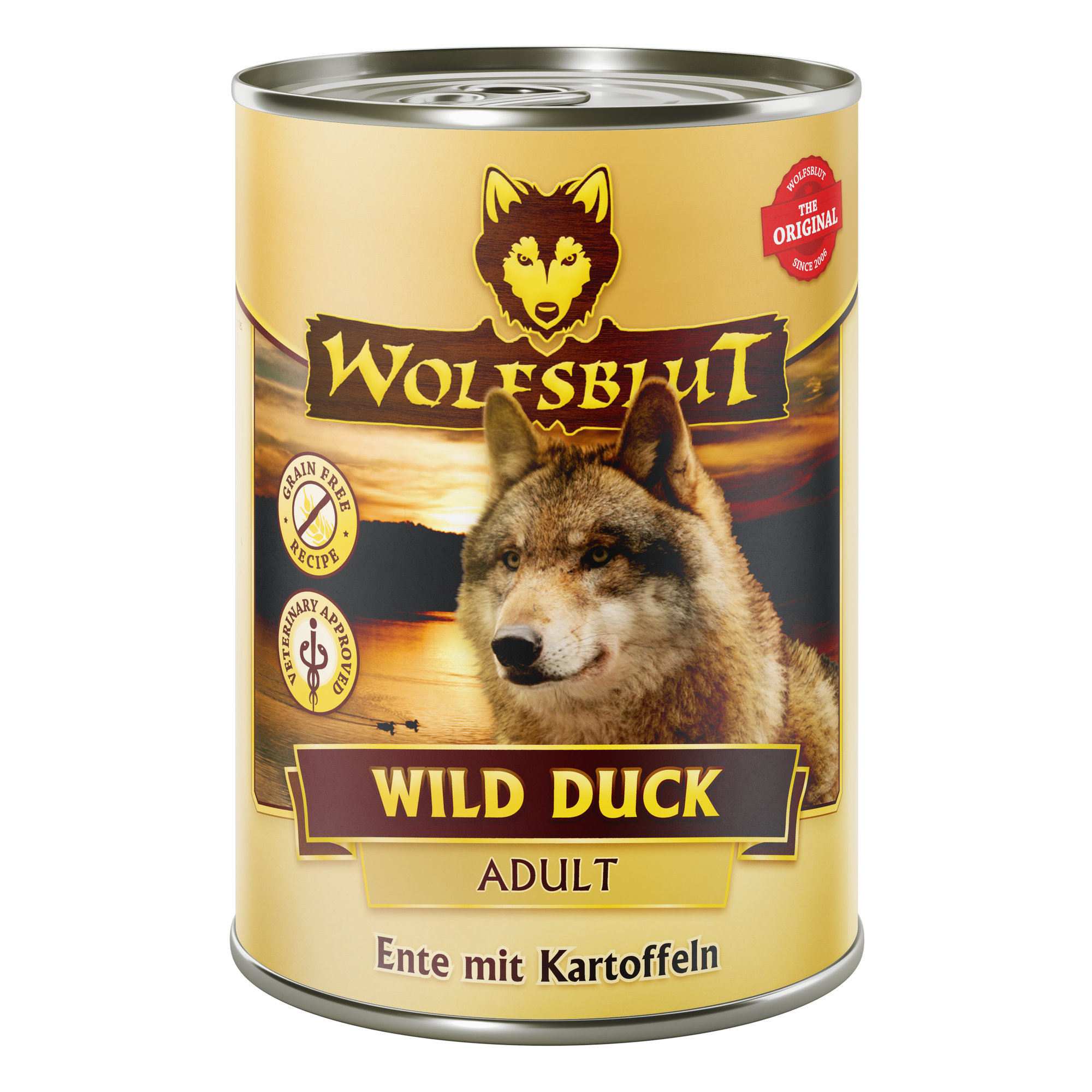Hundenassfutter 'Wild Duck' Adult 395 g
