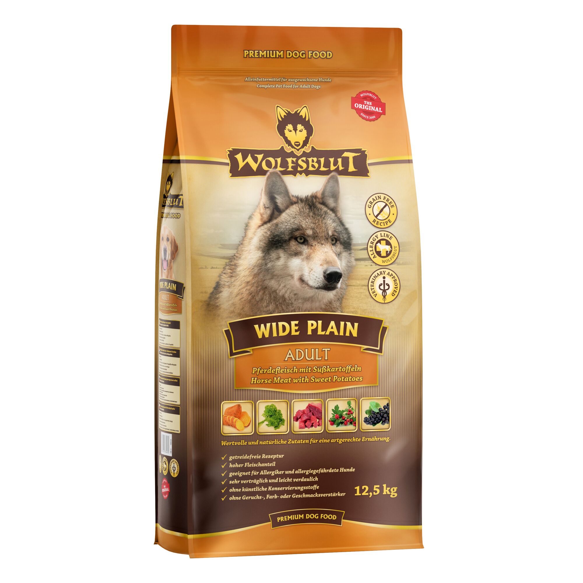 Hundefutter Wolfsblut Wide Plain Adult 12,5 kg