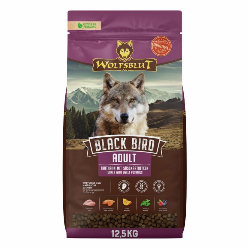 Hundetrockenfutter 'Black Bird' Adult Truthahn 12,5 kg