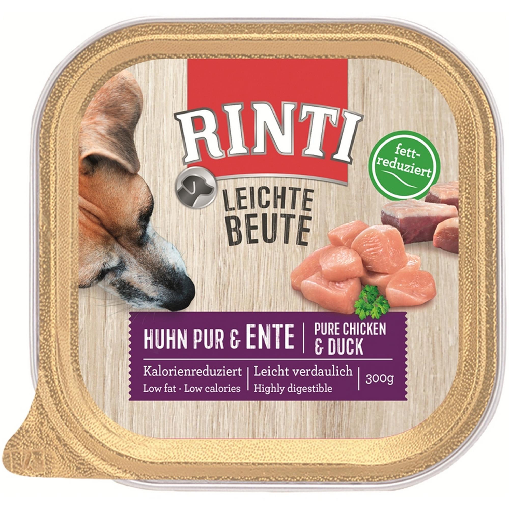Hundefutter 'Leichte Beute' Huhn Pur Ente 300 g
