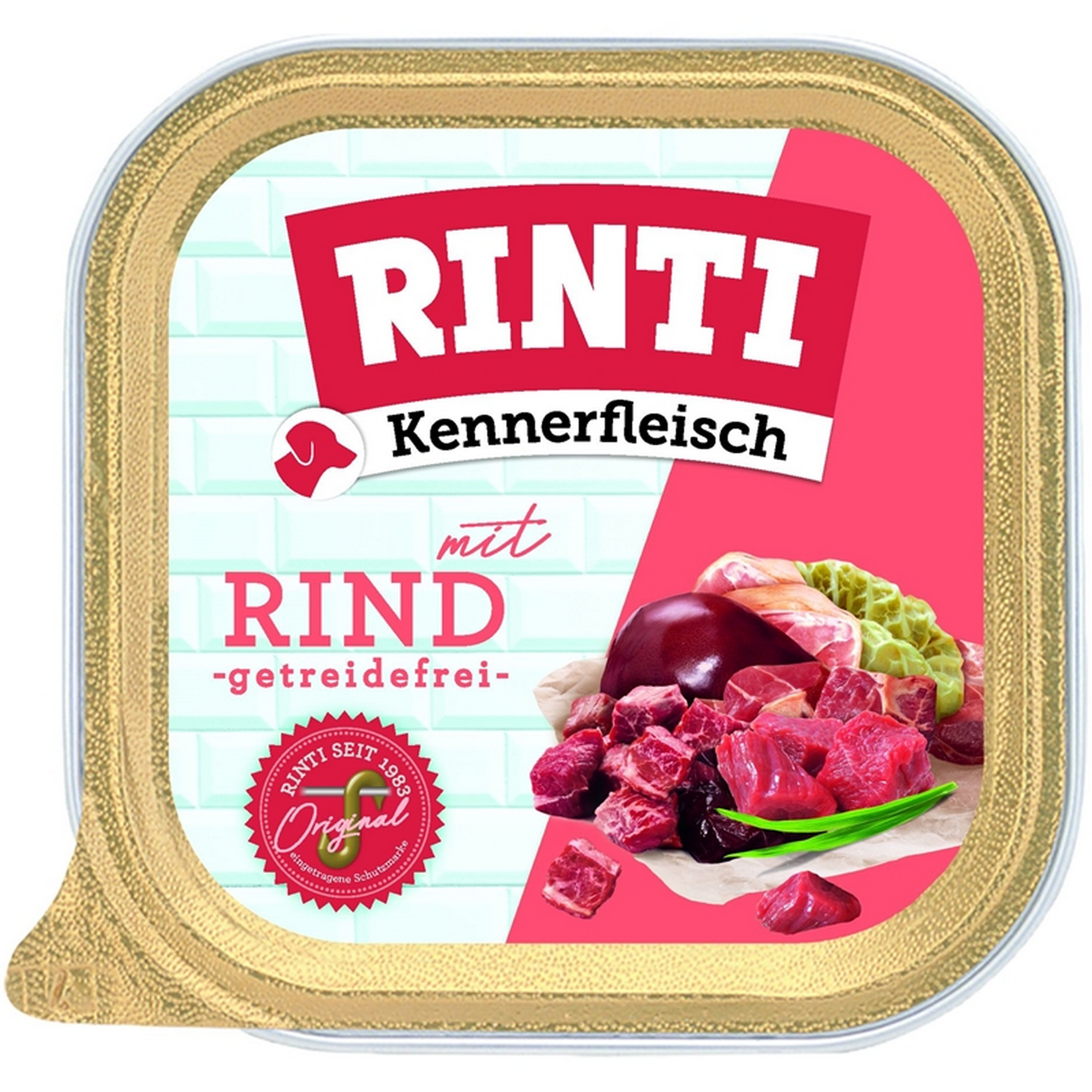 Hundefutter 'Kennerfleisch Plus' Rind Dose 300 g