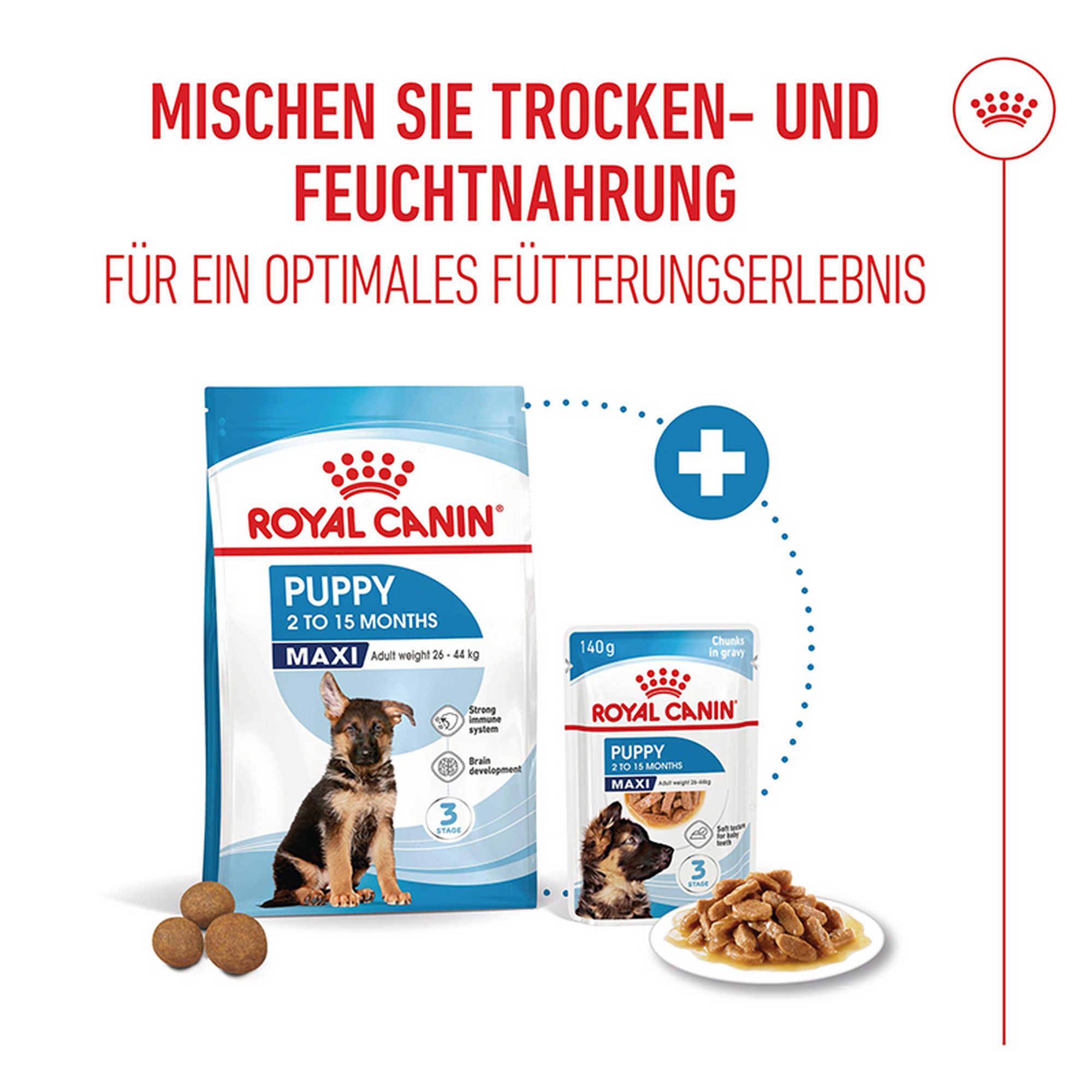 Hundetrockenfutter 'Maxi Welpen' 15 kg