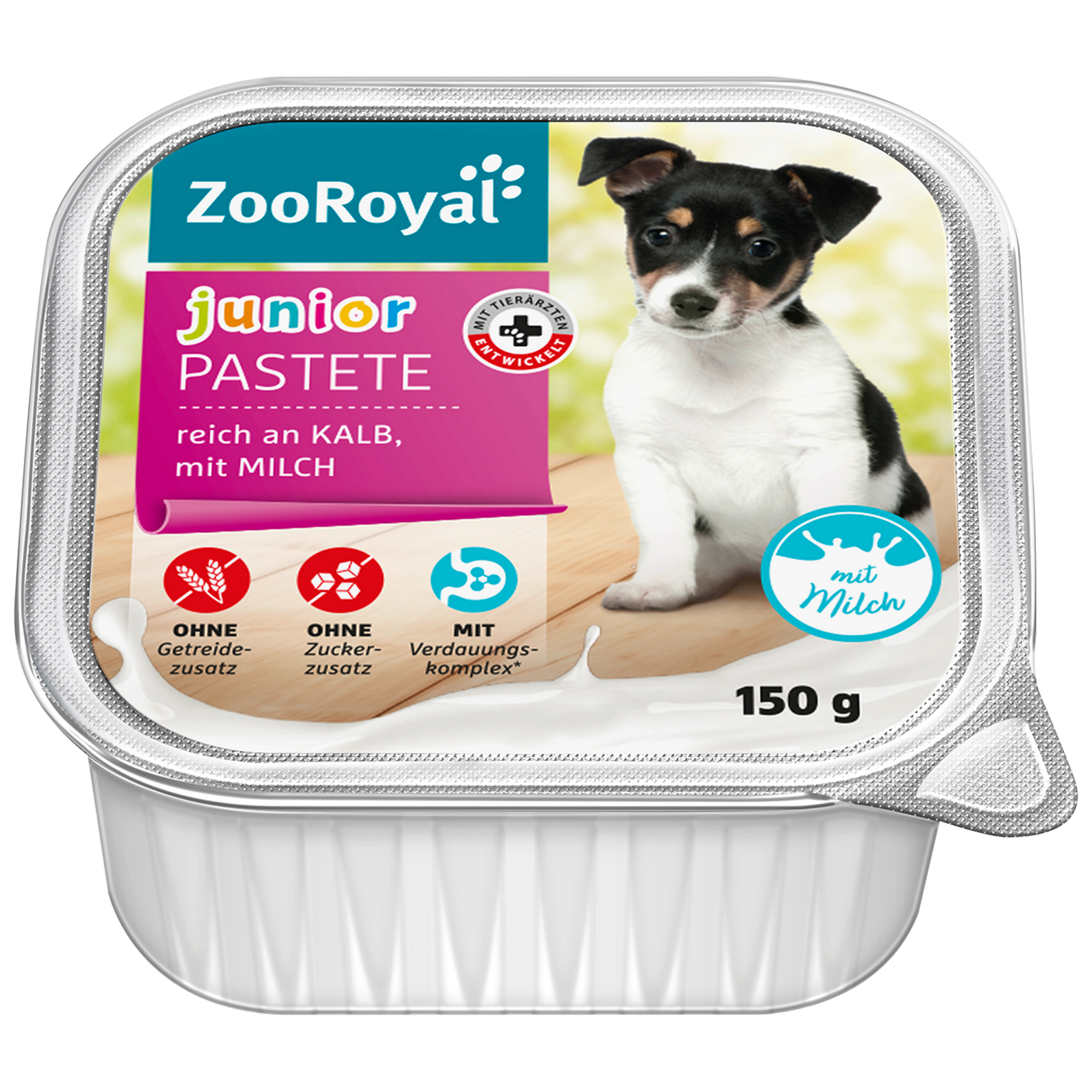 Pastete Junior Kalb mit Milch 150 g