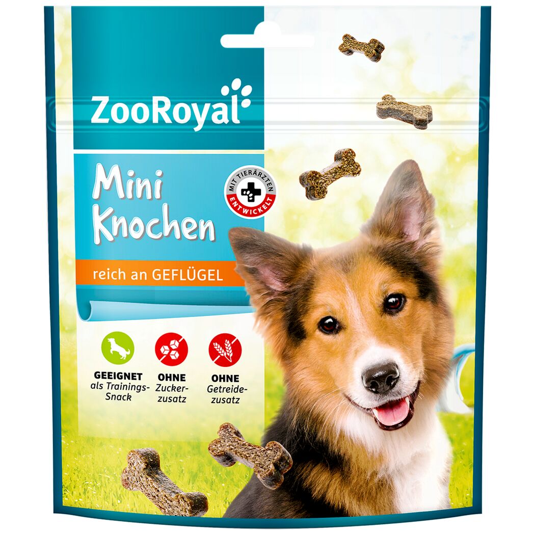 Hundesnack 'Mini Knochen reich an Geflügel' 100 g