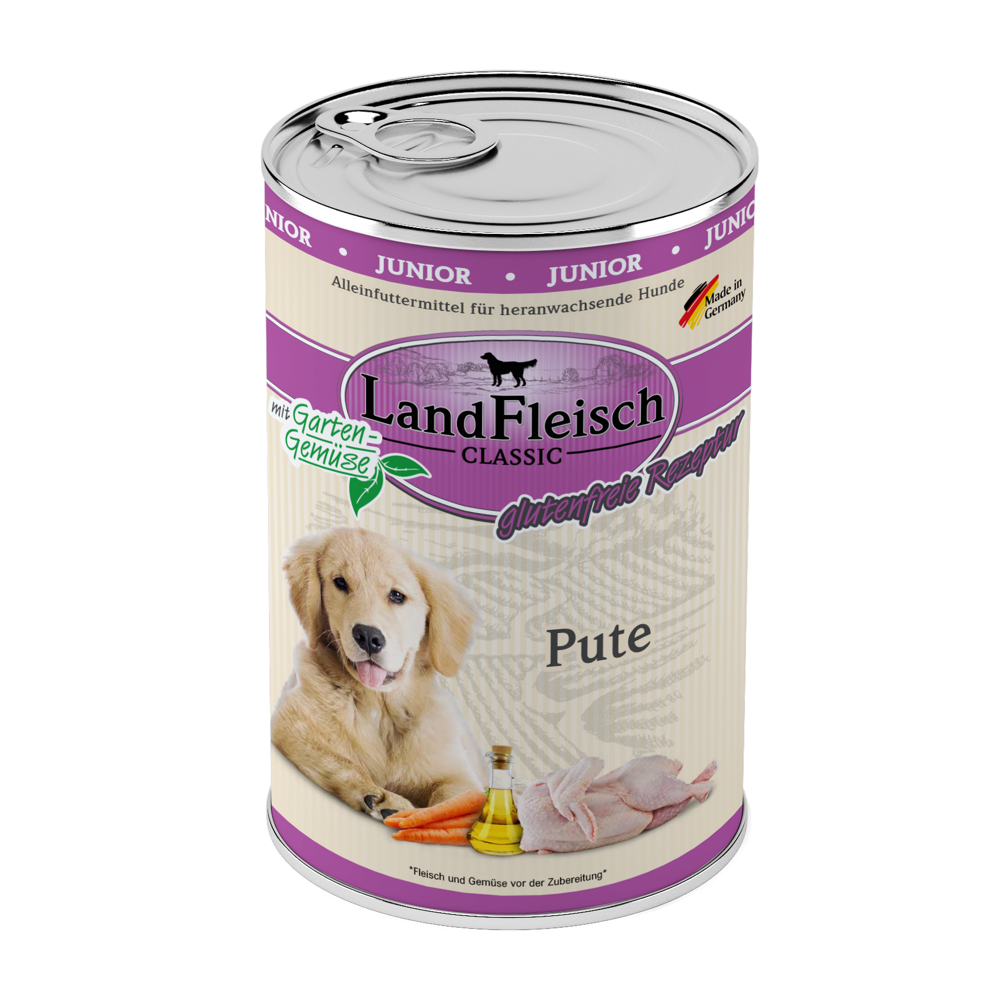 Hundefutter 'Classic' Junior Pute 400 g