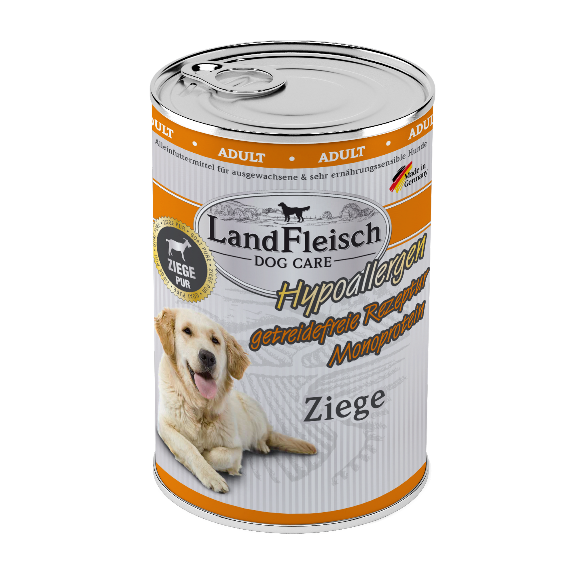 Hundefutter 'Dog Care Hypoallergen' Ziege 400 g
