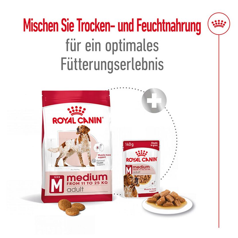 Hundetrockenfutter 'Medium Adult' 4 kg