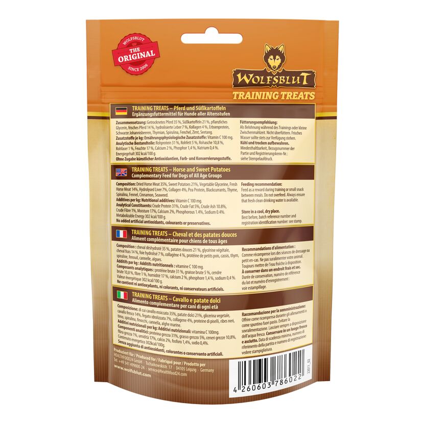 Hundesnack 'Training Treats Wide Plain' 70 g