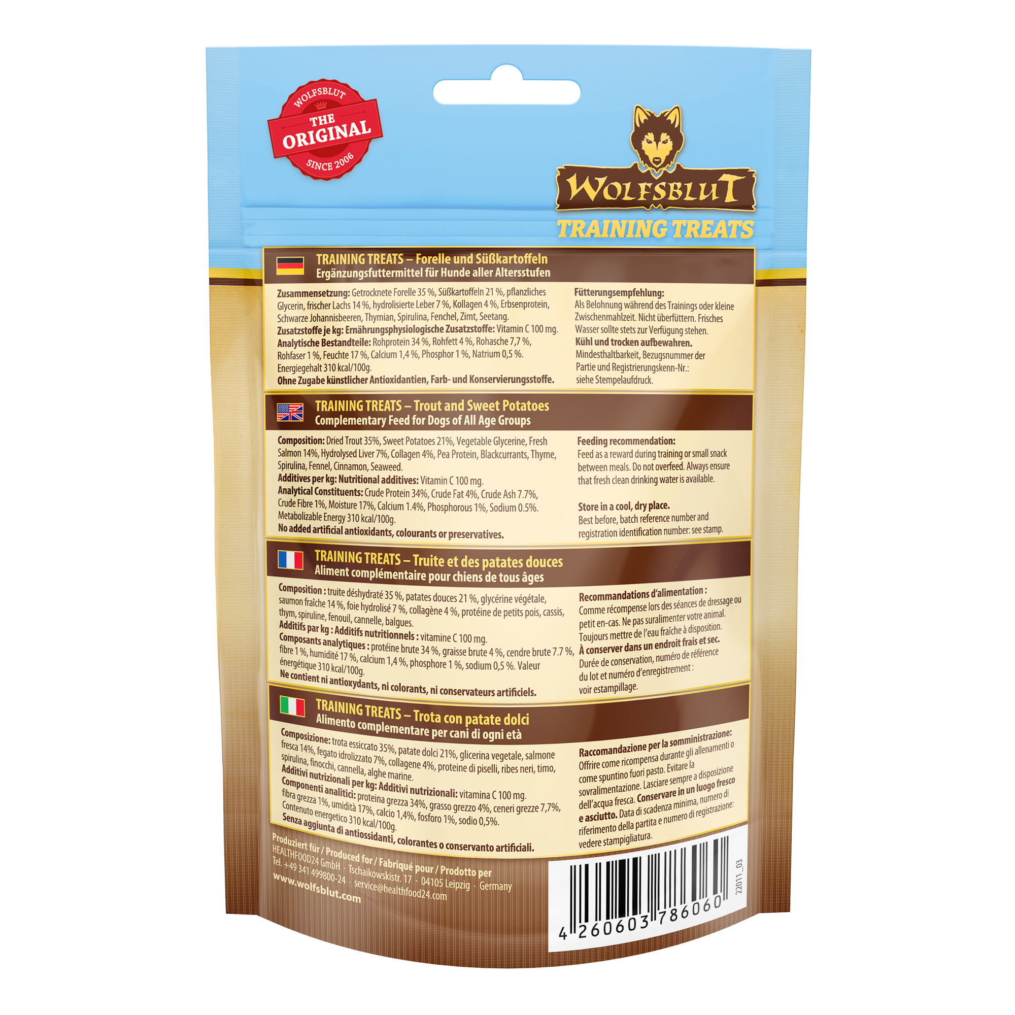 Hundesnack 'Training Treats Cold River' Alle 70 g