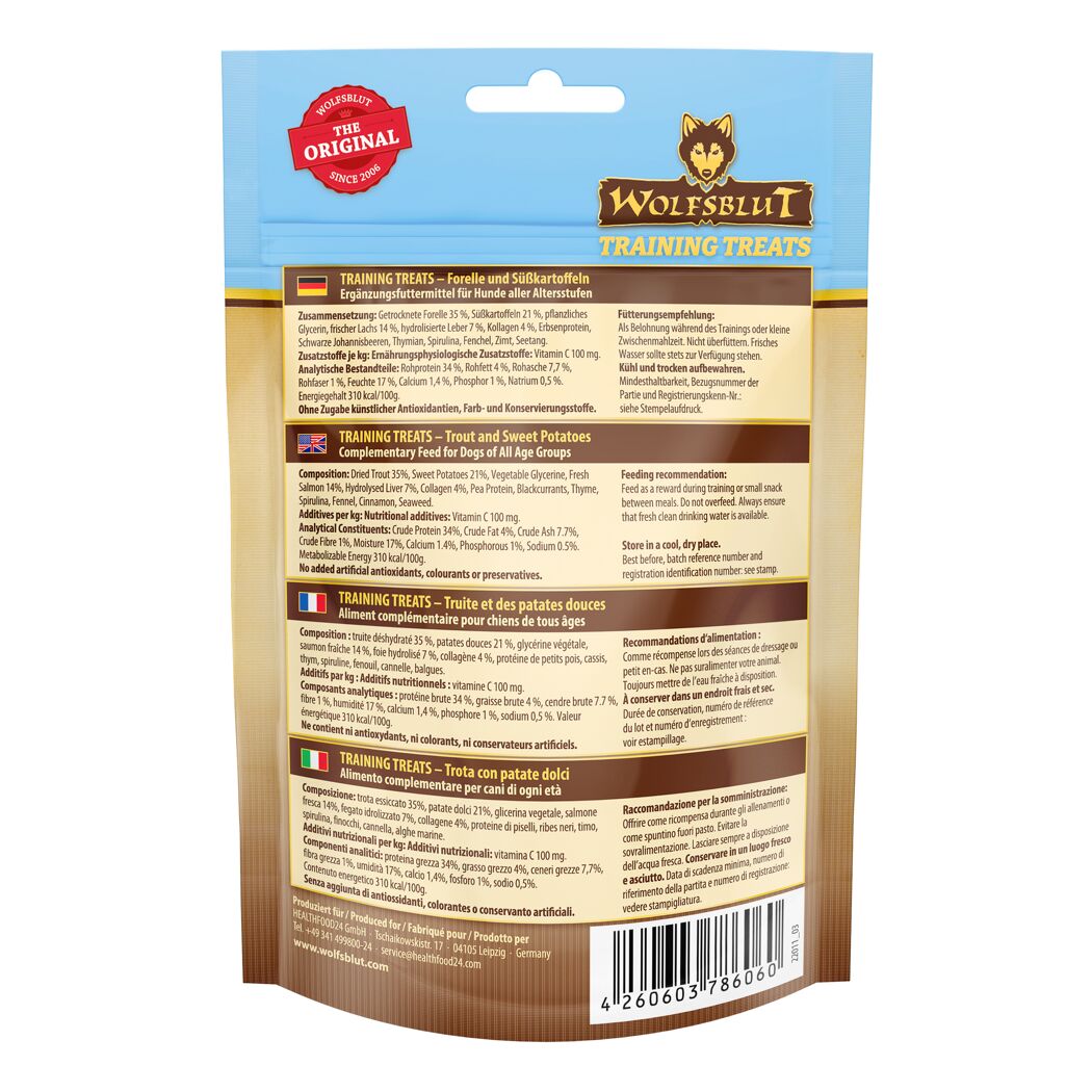 Hundesnack 'Training Treats Cold River' Alle 70 g